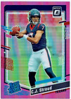 New Listing2023 Panini Donruss Optic C.J. Stroud Pink Prizm Rated Rookie Card No. 244