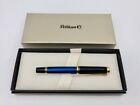 Pelikan Premium M400 Fountain Pen F Plume Noir/Bleu Stationery
