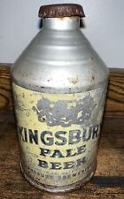 Kingsbury Pale Beer crowntainer Cone Top Beer Can Vintage antique Wisconsin