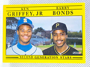 KEN GRIFFEY JR - 1991 Fleer Baseball #710 - SEATTLE MARINERS