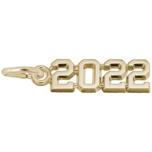 10K or 14K Gold 2022 Charm by Rembrandt