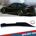FOR 19-23 BMW G20 330i M340i M3 G80 GLOSS BLACK PSM STYLE HIGHKICK TRUNK SPOILER