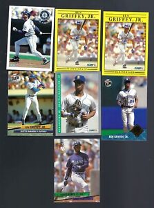 Seven cards Fleer Ken Griffey Jr. Seattle Mariners NMT-MT with inserts
