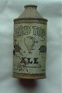 RED TOP ALE CONE TOP CAN (1950s) RED TOP BREWING CO, CINCINNATI