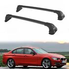 for BMW 3-Series F30 2012-2019 Roof Rack Cross Bars Fix Points Black Luggage
