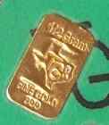 1 /2 gram Gold Bar - TGR TEXAS - 99,99Fine in Assay AU3