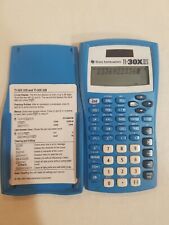 TI-30xs IIS Scientific Calculator Texas Instrument w/ Cover Blue. Solar Powered.