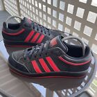 Pre- Owned Men Adidas Americana Sneaker Black and Red G08389 Size 8