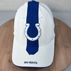 Indianapolis Colts Hat Cap Reebok White with Blue Stripe Logo Stretch Back NFL