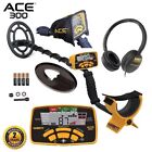 Garrett ACE 300 Metal Detector PROformance Submersible Search Coil and Extras