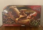 Disney Pixar Cars Willy's Butte Transforming Track Set 3 Ways to Play Box damage