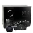 New Olympus OM-D E-M10 Mark IV Mirrorless Camera BLACK w/14-42mm & 40-150mm Lens