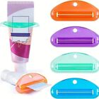 4 Pcs Plastic Tube Squeezer Dispenser, Toothpaste Holder Roller Bathroom Extract