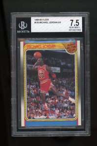 1988-89 Fleer Michael Jordan #120 All-Star Team Bulls BGS 7.5 ES4687