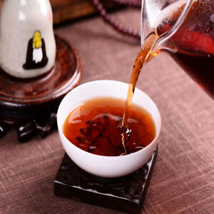 Top Grade Puer Tea Ripe Yunnan Qizi Cake Organic Old Tree Pu-erh Tea Cooked 357g