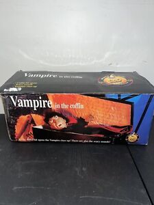 Gemmy Halloween - Vampire in The Coffin - 1994 - Rare Vintage Prop