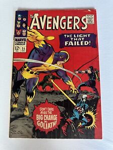 Avengers #35 (Dec 1966, Marvel), VG, 1st Roy Thomas script with Stan Lee plot