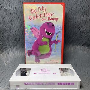 Barney The Dinosaur Be My Valentine Love Barney VHS 2000 Video Tape Kids Cartoon