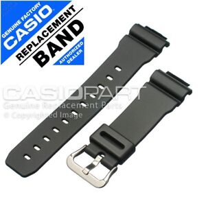 GENUINE CASIO Black Rubber Watch Band Strap for G-SHOCK DW-5600SN-1 DW6900SN-1