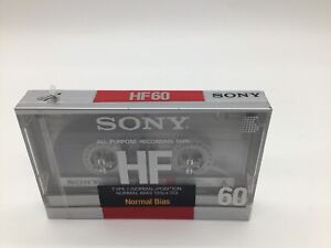 New Listing(1) NEW Sealed SONY HF 60 Minute Type I Normal Bias SEALED Blank Audio Cassette