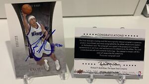 2009-10 Exquisite Collection Autograph Buyback Mike Bibby, Ser# 9/30 Rare w/COA