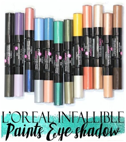 L'Oréal Paris Infallible Paints Eye Shadow-12 colors-Volume discount