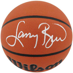 Larry Bird Signed Wilson Indoor/Outdoor NBA Basketball (SCHWARTZ COA/BIRD HOLO)