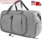 Travel Duffle Bag 65L- 115L, for Men Women, Foldable, with Shoes Compartment