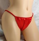 Red Satin String Bikini panties, classic style for women and men!