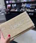 Dior Beauty 2023 Summer Limited Edition Rattan Beige Cosmetic Pouch Storage Bag