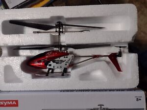 Syma S107H-E RED 3 Channel, Hover Function Remote Control Helicopter. For  Parts