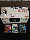 2021 Donruss Optic Football 300 Card Complete Set + Bonus Pack
