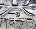 1945s/s RPM #2 BU + Washington Quarter NICE FLASHY LUSTER Silver ERROR Coin  NR
