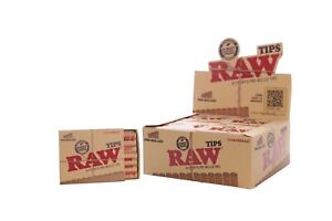 RAW PRE-ROLLED TIPS Natural Unrefined Filters~Full Box~420 Count~Sealed