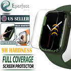 For iWatch Series 7 8 9 Ultra Tempered Glass Screen Protector Full Cover 41/45mm