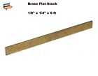 Brass Flat Strip Stock 1/8