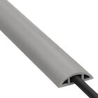 4ft Grey Floor Cable Cover Wire Protector Cord Cavity 0.39x0.24