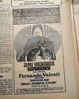 Notable JIMI HENDRIX Singer Guitarist Musician Philharmonic Hall Concert 1968 AD