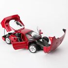 KYOSHO 1/18 Scale Ferrari F40 Model Car Metallic Red Special Customization-Red