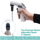 Electric Handheld Pipette Controller Set Lab Automatic Pipettor Kit 0.1-100ml