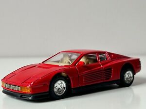 Ferrari Testarossa Italian Racing Car Model Diecast Toy Red 1:43 Opening Doors