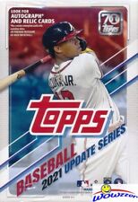 2021 Topps UPDATE Baseball EXCLUSIVE HUGE 67 Card Factory Sealed HANGER Box! HOT