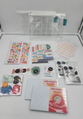 Studio Calico KIT Everyday Explorers Journal Rubber Stamps Lot