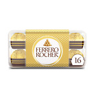 Ferrero Rocher, 16 Count, Premium Gourmet Milk Chocolate Hazelnut, Individually