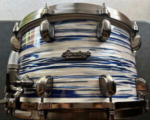 Tama Starclassic Snare Drum 8x14” Blue And White Oyster