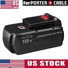 NEW 18V NiCD Replacement Battery for Porter Cable PC18B 18-Volt Cordless Tools