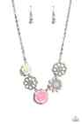 Set~Life Of The Party Tea Party Favors Pink Necklace Bracelet 4/23