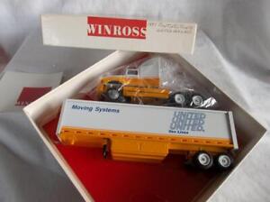 1997 Winross United Van Lines F120 Tandem Trailer w/Toolbox  Fenton MO  1:64