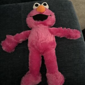 Pink ELMO plush stuffed animal SESAME STREET Toy Factory Preowned Needs New Home