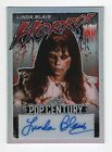 2024 Leaf Pop Century Metal Linda Blair Horror Ink auto card HI-LB1 #23/25